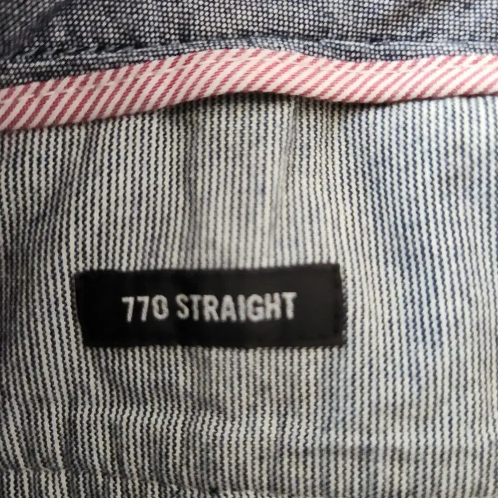 NWT J. Crew Men's 770™ Straight-Fit Stretch Chino Pant Navy 33/30